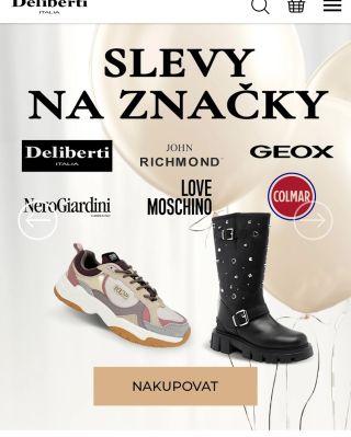 Nový e-shop Deliberti 🥳❤️ www.deliberti.cz